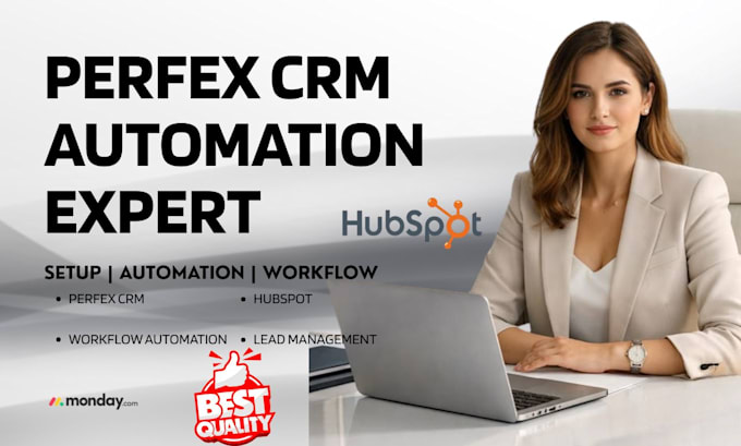 create customize automate perfex CRM workflow automation sales pipeline hubspot