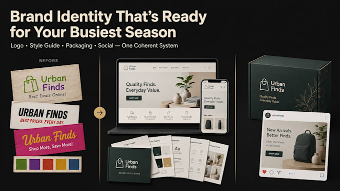 design your ecommerce brand identity system before black friday