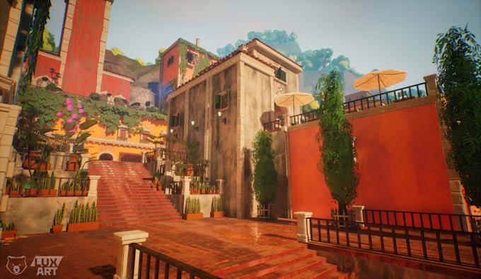 entire 3d environment in ue and unity