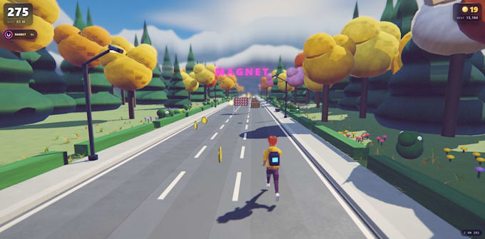 create a 3d HTML5 web game, browser game or endless runner