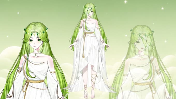 design and rig live 2d vtuber model vtuber rigging anime vtuber model commission