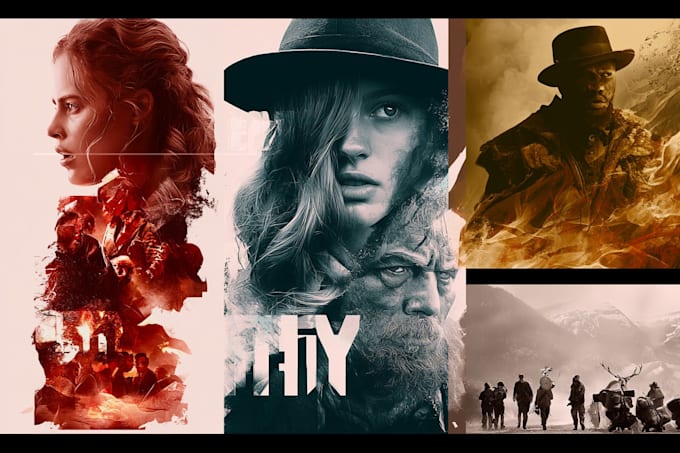 design cinematic movie posters design