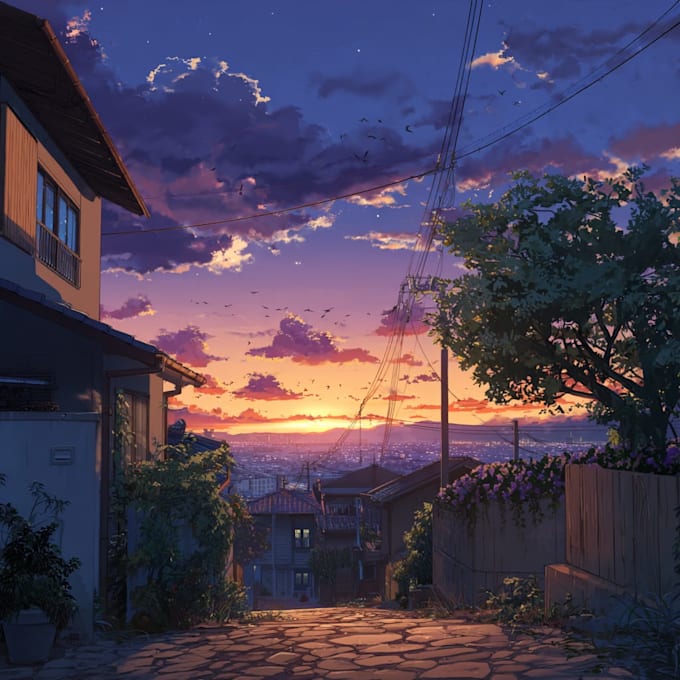 draw anime, game ,visual novel and background in anime style