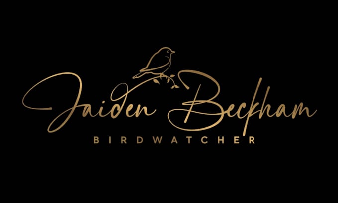 design a custom bird logo with full copyright