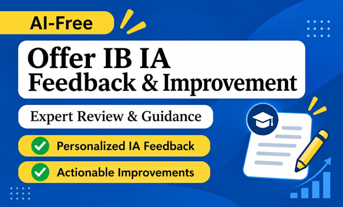 offer ib ia feedback and improvements