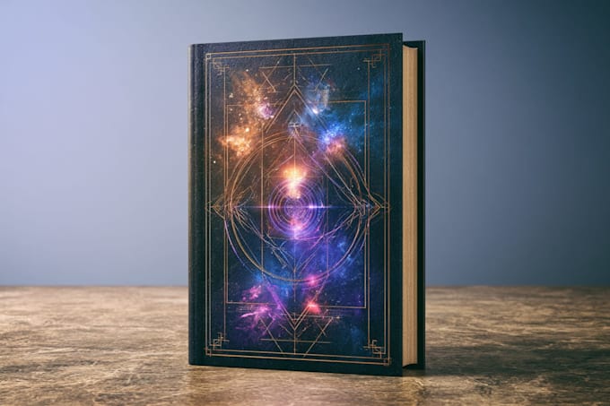 design a sci fi fantasy book cover design that sells