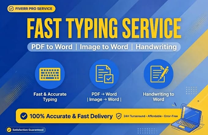 convert handwriting to word, image to text and pdf typing fast