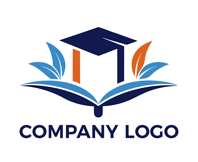 create a modern academic logo for educational institutions