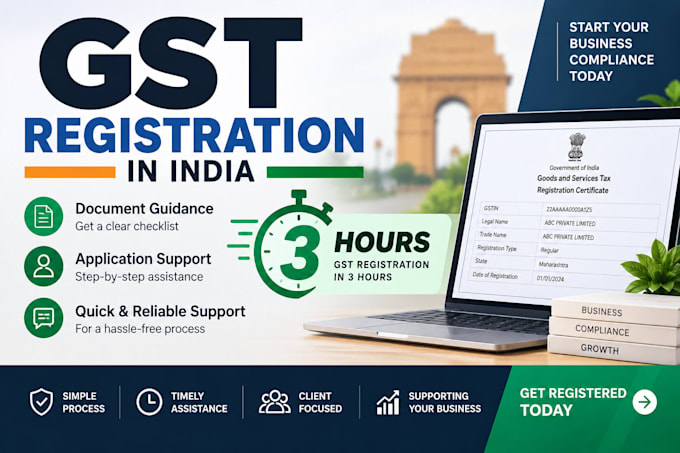 assist you with gst registration in india