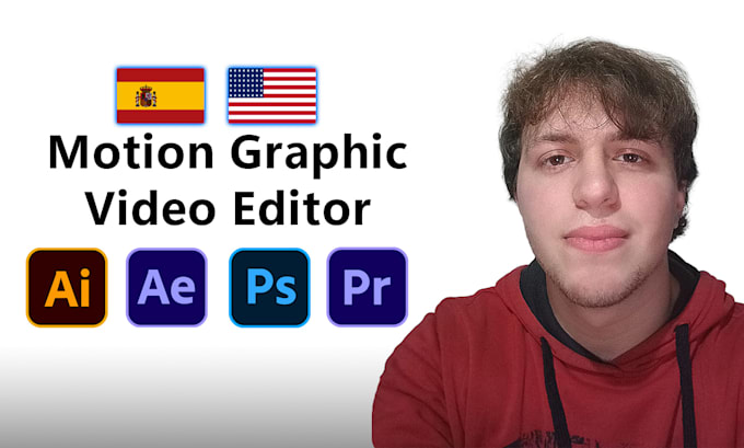 do professional video editing and motion graphics animations