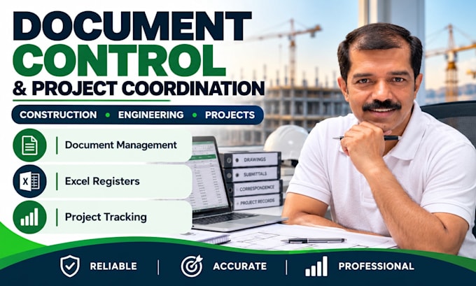 provide professional document control and project coordination services