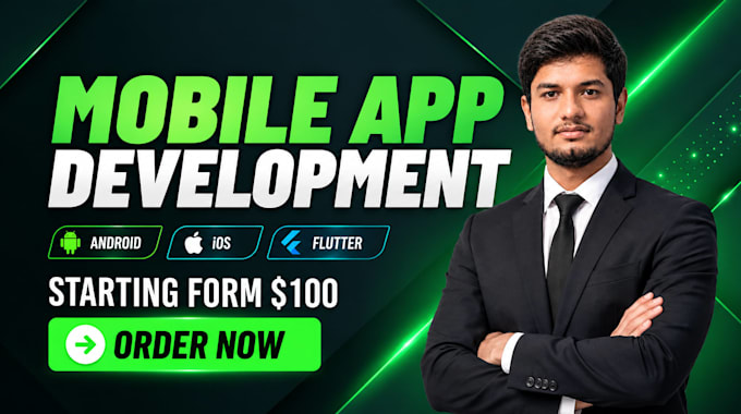 do mobile app development build android ios apps