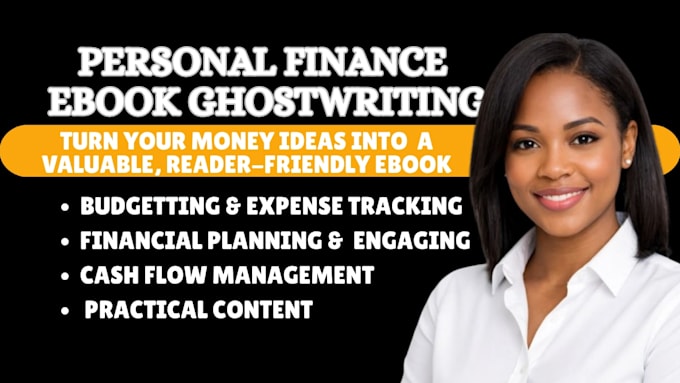 ghostwrite a personal finance and money management ebook