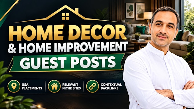 build home decor and home improvement backlinks