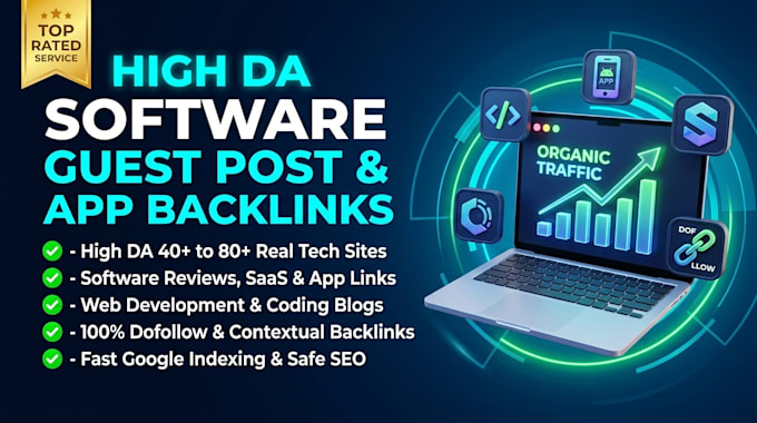 do software guest post for high da web development backlinks