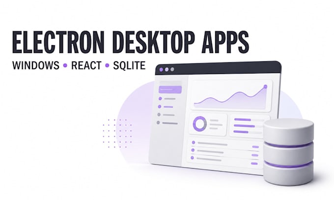 build an electron desktop app with react and sqlite