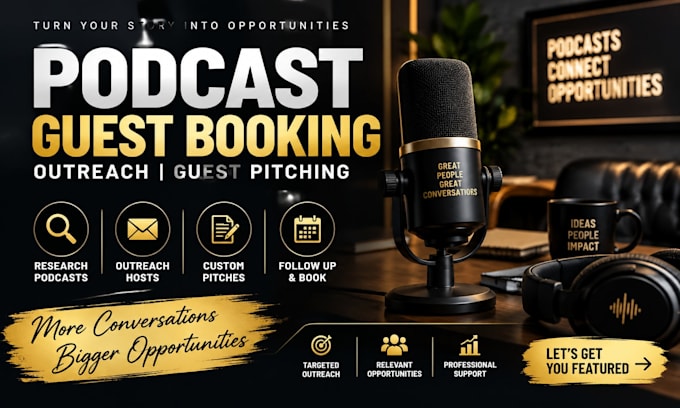 do podcast guest booking outreach and guest pitching