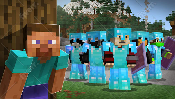 create you an smp style minecraft thumbnail