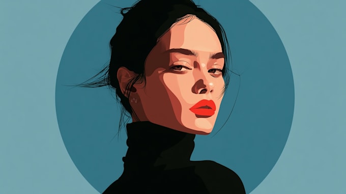turn your photo into a stunning vector portrait