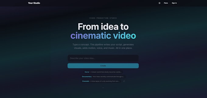 create any custom website