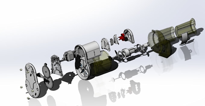 mechanical design assembly or part or system 3d cad