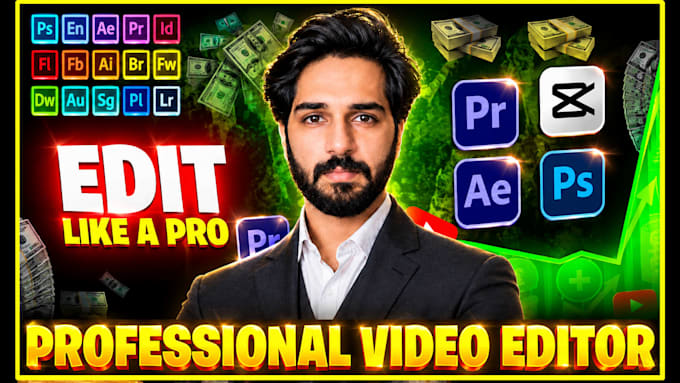 professional video editing for youtube, video editor