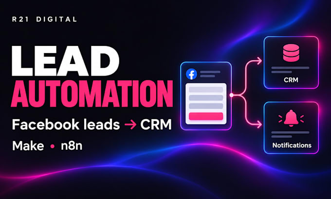 automate facebook lead ads to your CRM with make or n8n