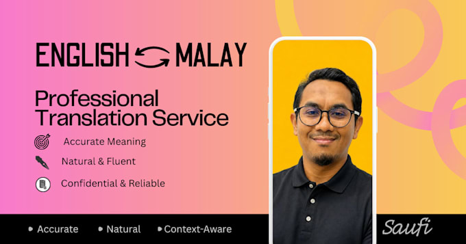 provide professional malay english translation service