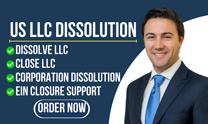 do US llc dissolution, dissolve llc, ein cancellation and corporation