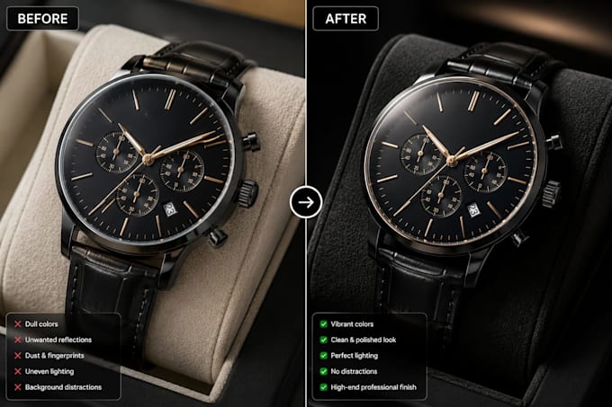 professionally edit product photos for ecommerce
