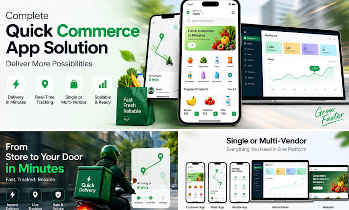 create a quick commerce app for your business