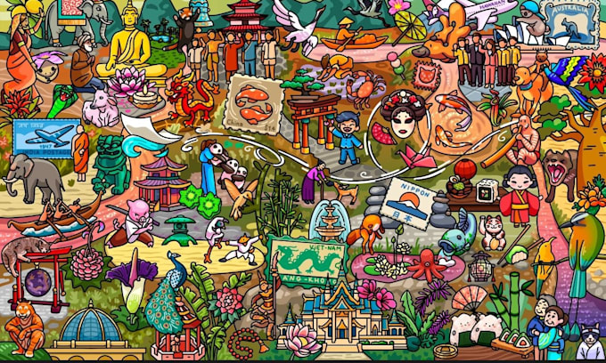 draw 2d game art isometric assets and game props