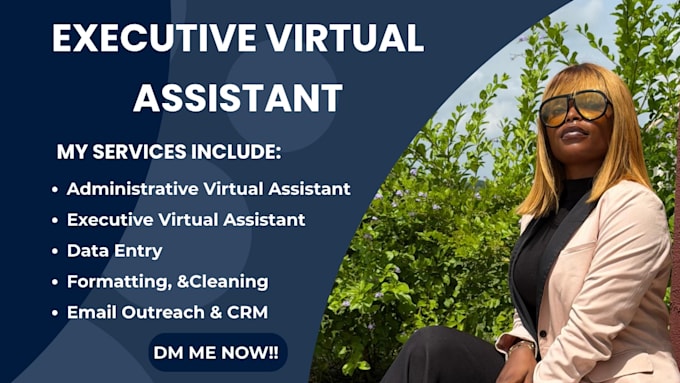 be your personal executive and administrative virtual assistant, task support