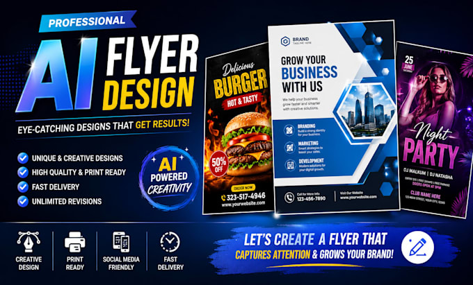 do ai flyer design