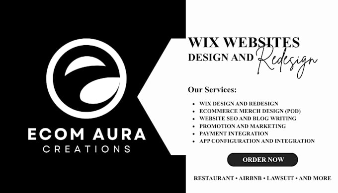 design wix website and redesign a business wix website