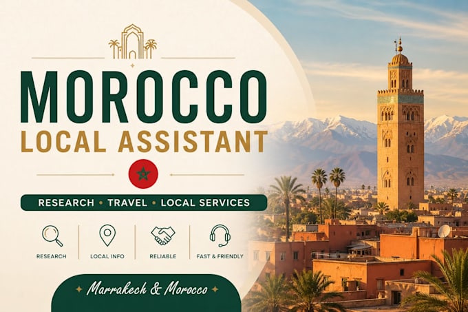 be your local assistant in morocco