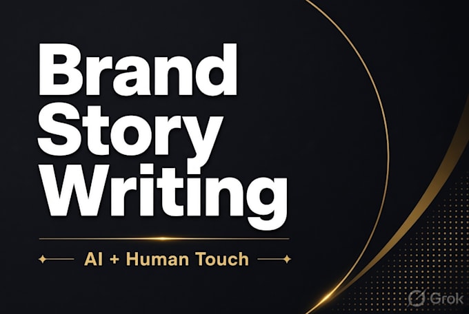 write an engaging brand story with ai and human touch