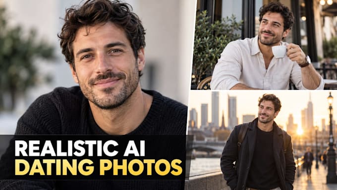 create realistic ai photos for tinder, hinge and bumble