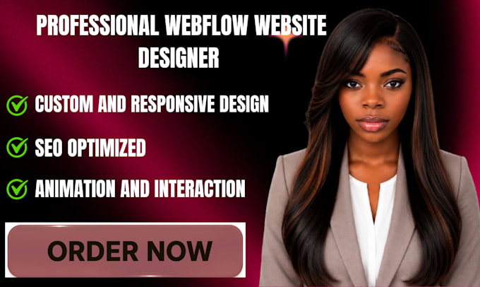design and develop a responsive webflow website