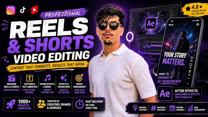 be your social media reels editor