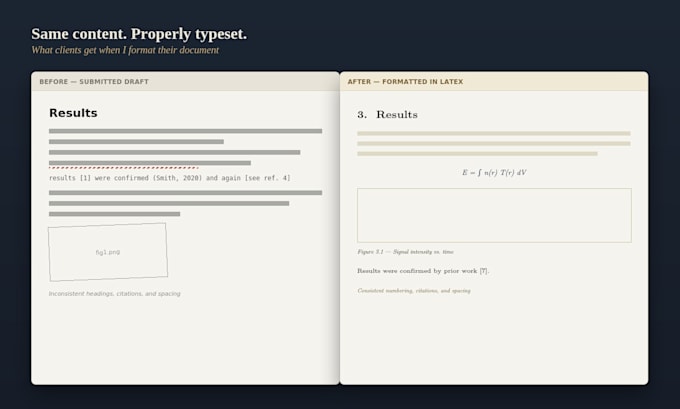 format and edit your thesis or paper in latex