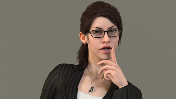 do 3d realistic character modeling, 3d model, 3d design, rigging for game asset