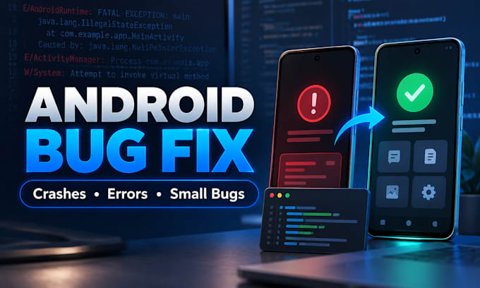 diagnose and fix reproducible android app crashes or small bugs