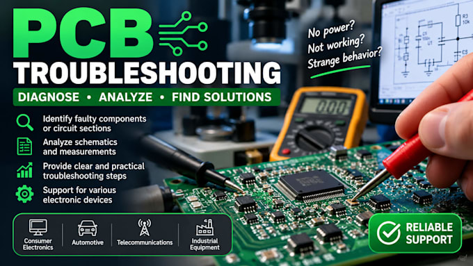 help troubleshoot and diagnose your electronic circuit or pcb