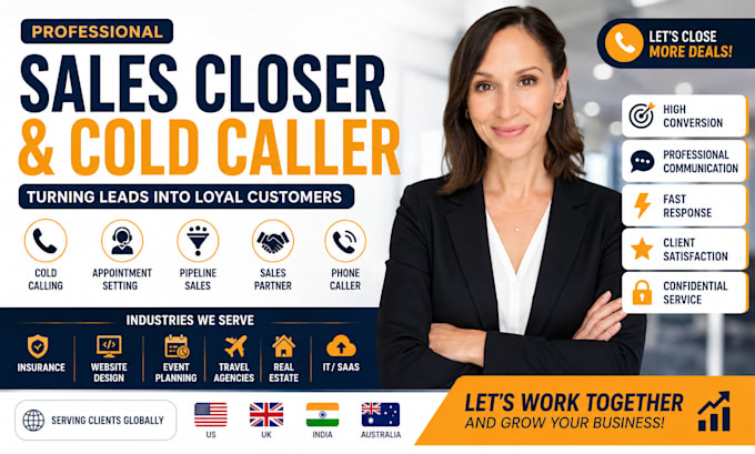 pipeline sales closer b2b leads generation cold calls appointment setter