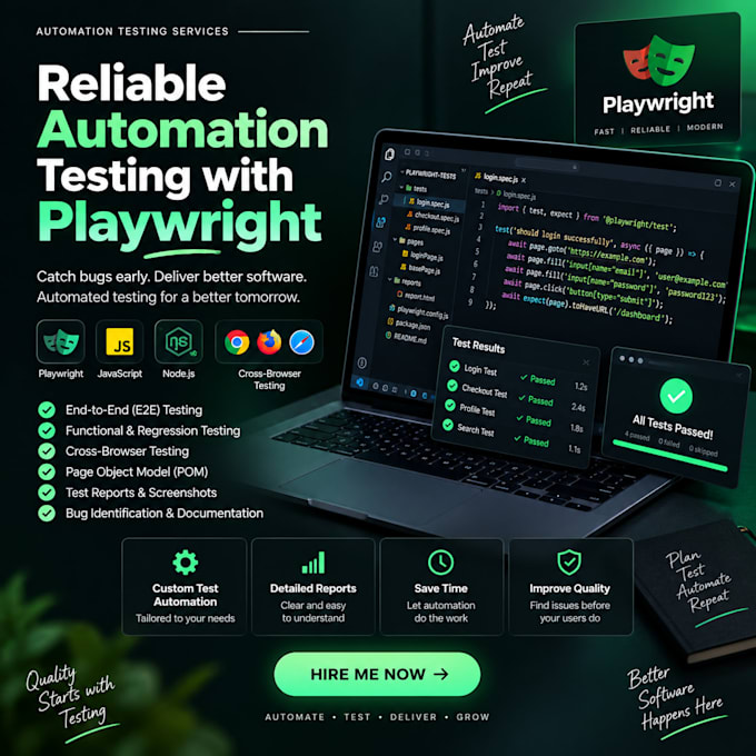 automate your web application testing using playwright