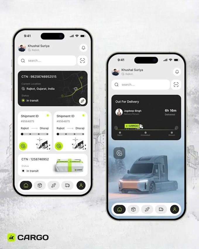 develop trucking, dispatch, booking, transportation management mobile app