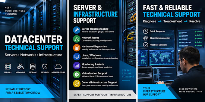 remote server and infrastructure support