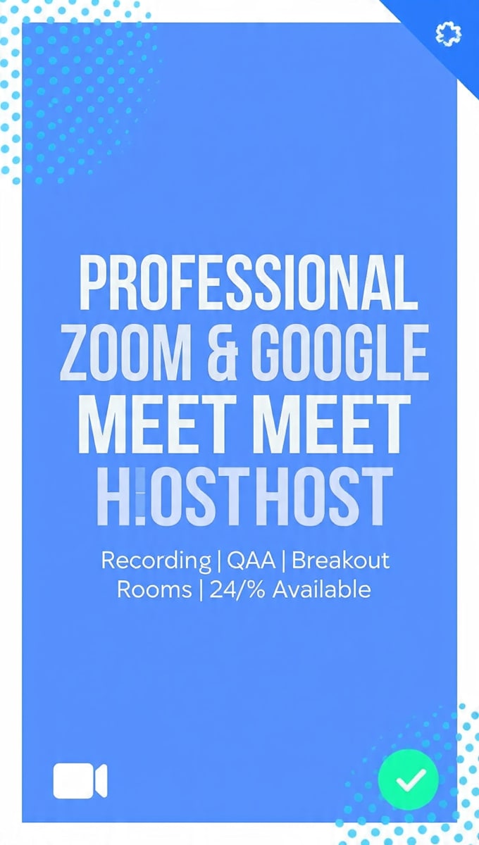 be your professional zoom meeting  host and virtual assistant