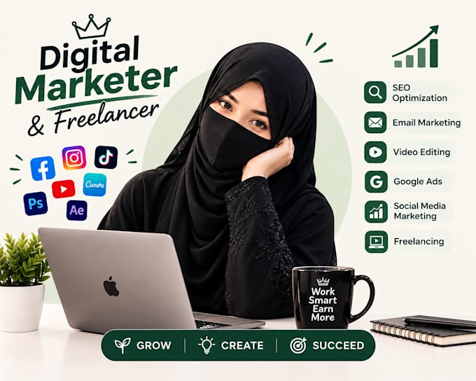 be your digital marketer and content creator